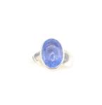 Sapphire is a precious gemstone, a variety of the mineral corundum, consisting of aluminium oxide with trace amounts of elements such as iron, titanium, chromium, vanadium, or magnesium. It has Remarkable hardness of 9 on the Mohs scale (the third hardest mineral, after diamond at 10.